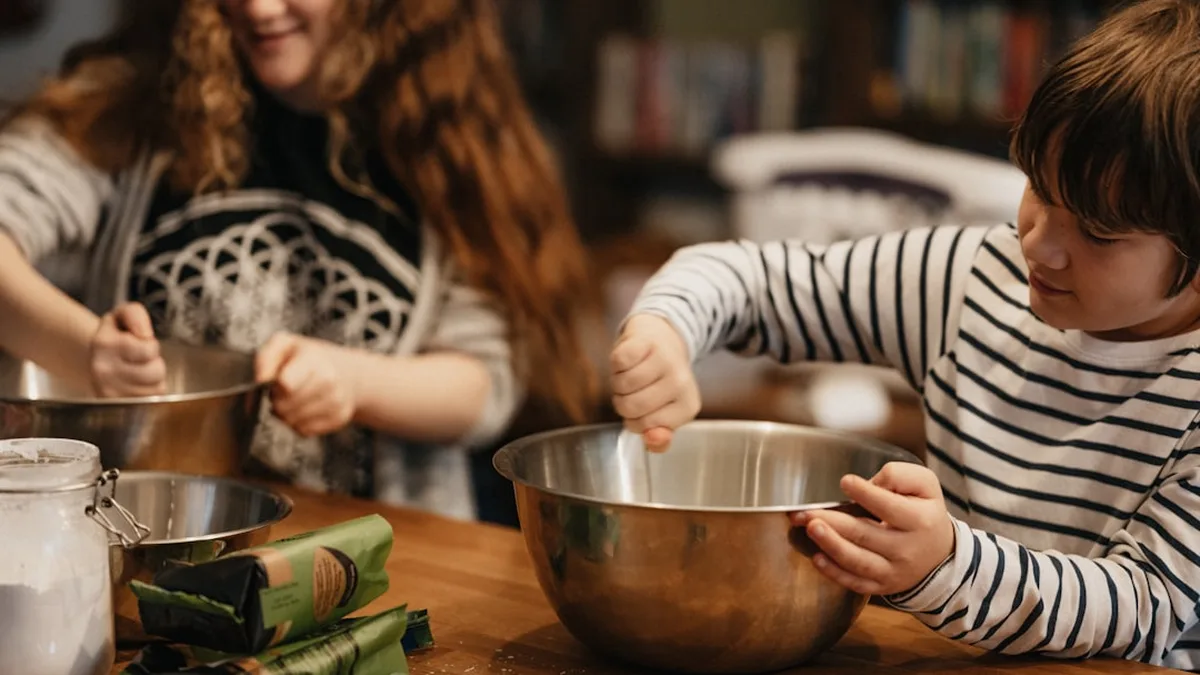 Cuisiner avec ses enfants comme à l'atelier